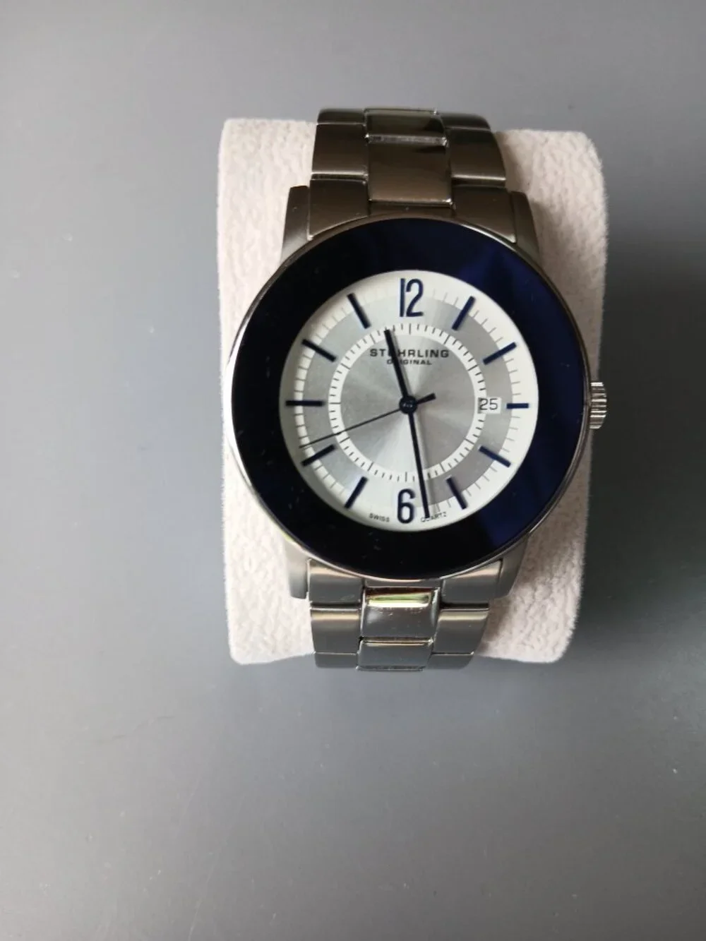 Stuhrling watch - Blue stainless steel